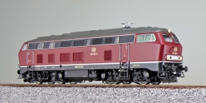 ESU 31010 - H0 - Diesellok BR 218, DB, altrot, Ep. IV, Vorbildzustand um 1986, Sound + Rauch - DC/AC